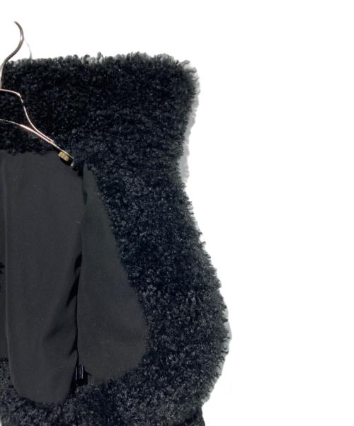 BIOTOP（ビオトープ）BIOTOP (ビオトープ) Cropped fur coat ブラック サイズ:freeの古着・服飾アイテム