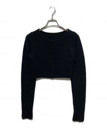 BIOTOP（ビオトープ）の古着「Cashmere hock cardigan」｜ブラック