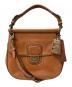 COACH（コーチ）の古着「ターンロックショルダーバッグ」｜ブラウン