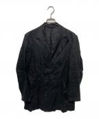 giannettoジャンネット）の古着「OCEANO リネンダブルジャケット」｜ブラック