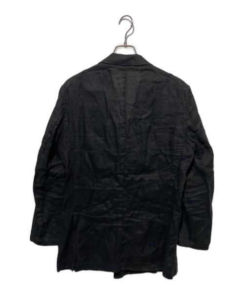 giannetto（ジャンネット）giannetto (ジャンネット) OCEANO リネンダブルジャケット ブラック サイズ:48の古着・服飾アイテム