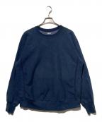 A.PRESSEアプレッセ）の古着「22AW Vintage Sweatshirt クルーネックスウェット」｜ブルー
