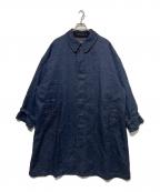 AUBERGEオーベルジュ）の古着「ECOLE ステンカラーコート」｜インディゴ