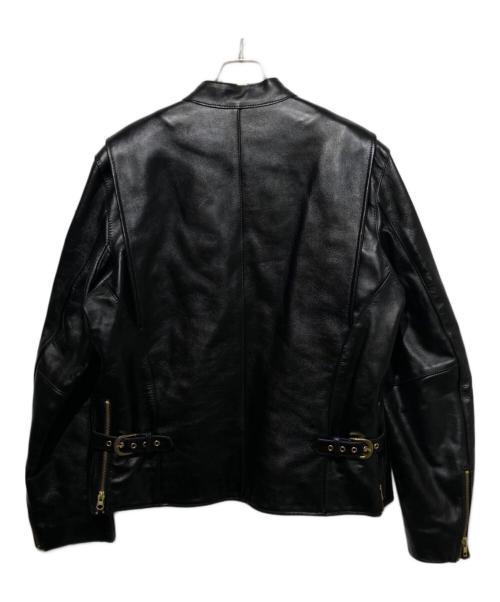 WEST COAST CHOPPERS（ウエストコーストチョッパーズ）WEST COAST CHOPPERS (ウエストコーストチョッパーズ) シングルライダースジャケット ブラック サイズ:XXLの古着・服飾アイテム