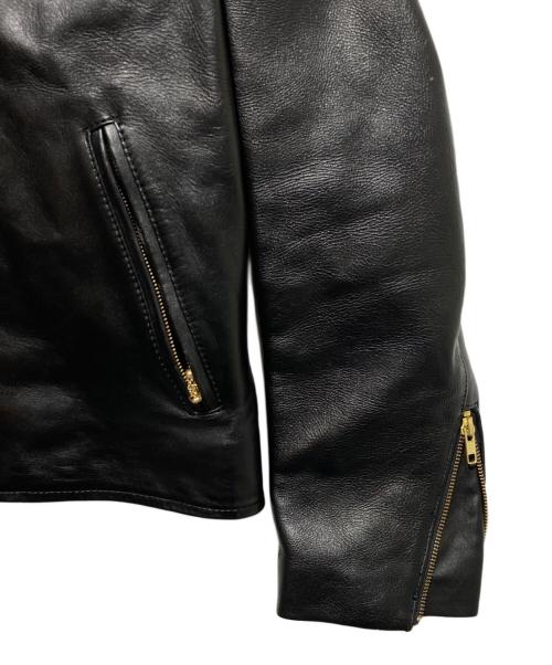 WEST COAST CHOPPERS（ウエストコーストチョッパーズ）WEST COAST CHOPPERS (ウエストコーストチョッパーズ) シングルライダースジャケット ブラック サイズ:XXLの古着・服飾アイテム