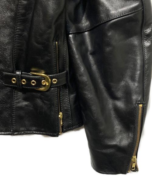 WEST COAST CHOPPERS（ウエストコーストチョッパーズ）WEST COAST CHOPPERS (ウエストコーストチョッパーズ) シングルライダースジャケット ブラック サイズ:XXLの古着・服飾アイテム