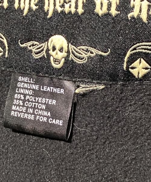 WEST COAST CHOPPERS（ウエストコーストチョッパーズ）WEST COAST CHOPPERS (ウエストコーストチョッパーズ) シングルライダースジャケット ブラック サイズ:XXLの古着・服飾アイテム