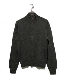 POLO RALPH LAUREN（ポロ・ラルフローレン）の古着「ラムウールドライバーズニット」｜グレー