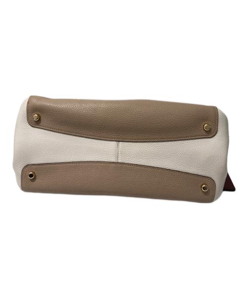 COACH（コーチ）COACH (コーチ) ハドリー ホーボー カラーブロック トートバッグ ベージュの古着・服飾アイテム