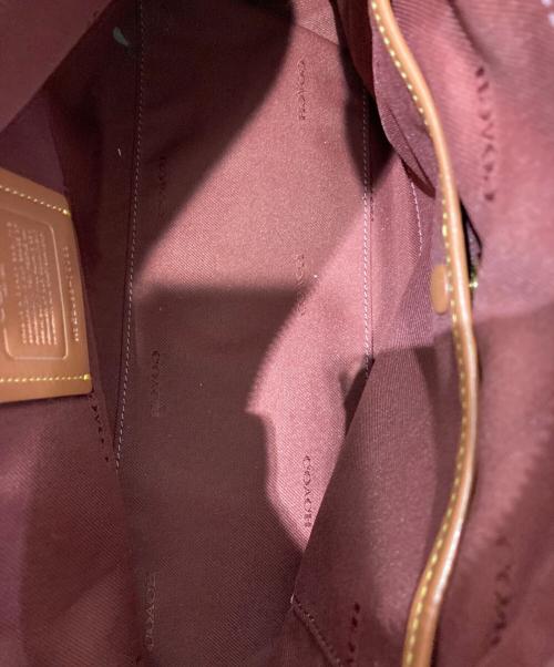 COACH（コーチ）COACH (コーチ) ハドリー ホーボー カラーブロック トートバッグ ベージュの古着・服飾アイテム