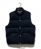 THE NORTHFACE PURPLELABELザ・ノースフェイス パープルレーベル）の古着「Synthetic Leather Field Sierra Vest」｜ブラック