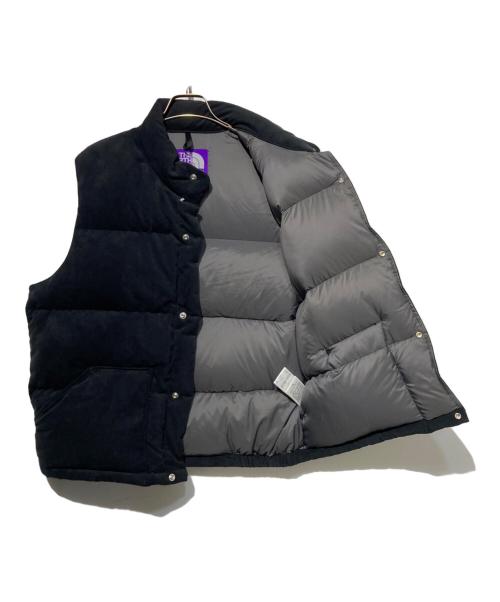 THE NORTHFACE PURPLELABEL（ザ・ノースフェイス パープルレーベル）THE NORTHFACE PURPLELABEL (ザ・ノースフェイス パープルレーベル) Synthetic Leather Field Sierra Vest ブラック サイズ:Sの古着・服飾アイテム