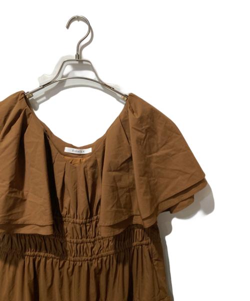 Estella.K（エステラケー）Estella.K (エステラケー) ワンピース ブラウン サイズ:ＦＲＥＥの古着・服飾アイテム