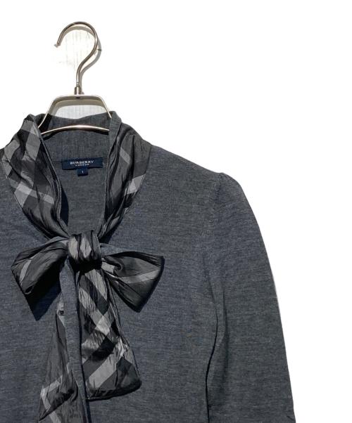 BURBERRY LONDON（バーバリーロンドン）BURBERRY LONDON (バーバリーロンドン) ボウタイニット グレー サイズ:1の古着・服飾アイテム