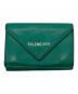 BALENCIAGA（バレンシアガ）の古着「ペーパーミニウォレット」｜グリーン