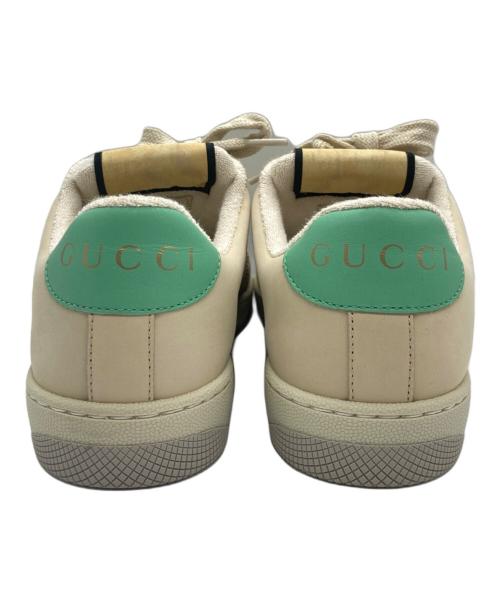 GUCCI（グッチ）GUCCI (グッチ) スクリーナー ローカットスニーカー ホワイト サイズ:37の古着・服飾アイテム