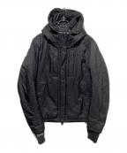 KRAKATAUクラカタウ）の古着「REMOVABLE HOOD PADDED JACKET」｜ブラック