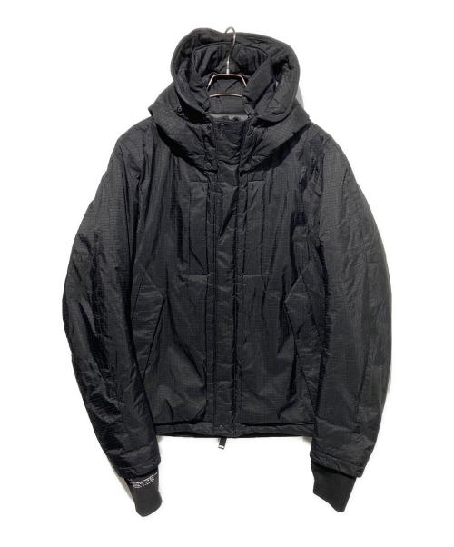 KRAKATAU（クラカタウ）krakatau (クラカタウ) REMOVABLE HOOD PADDED JACKET ブラック サイズ:Sの古着・服飾アイテム