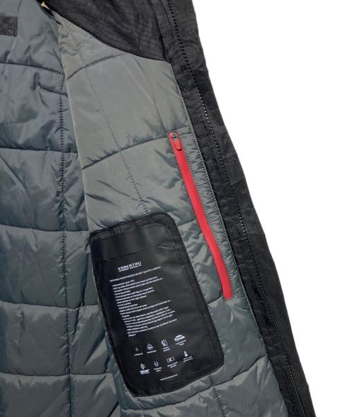 KRAKATAU（クラカタウ）krakatau (クラカタウ) REMOVABLE HOOD PADDED JACKET ブラック サイズ:Sの古着・服飾アイテム