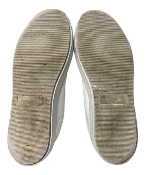 Acne studios（アクネ ストゥディオズ）ACNE STUDIOS (アクネ ストゥディオズ) ローカットスニーカー ホワイト サイズ:42の古着・服飾アイテム