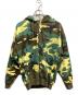 X-LARGE（エクストララージ）の古着「CAMO ZIP UP HOODED SWT」｜オリーブ