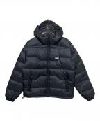 X-LARGEエクストララージ）の古着「RIPSTOP HOODED DOWN JACKET」｜ブラック