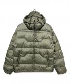 X-LARGEエクストララージ）の古着「RIPSTOP HOODED DOWN JACKET」｜オリーブ