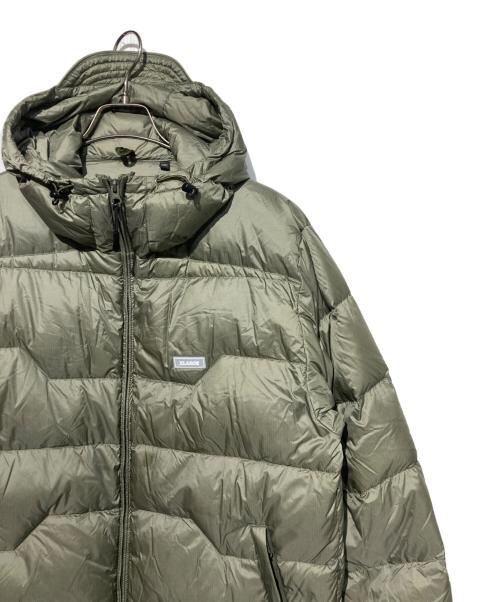 X-LARGE（エクストララージ）X-LARGE (エクストララージ) RIPSTOP HOODED DOWN JACKET オリーブ サイズ:Lの古着・服飾アイテム