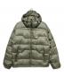 X-LARGE（エクストララージ）の古着「RIPSTOP HOODED DOWN JACKET」｜オリーブ