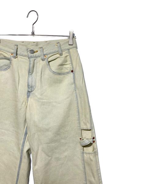 kotohayokozawa（コトハヨコザワ）kotohayokozawa (コトハヨコザワ) SIDE LOOP PANTS ベージュ サイズ:Mの古着・服飾アイテム