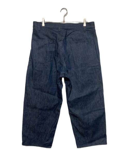 Y's for men（ワイズフォーメン）Y's for men (ワイズフォーメン) タックワイドデニムパンツ インディゴ サイズ:2の古着・服飾アイテム