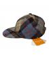 Vivienne Westwood (ヴィヴィアンウエストウッド) チェックツイードキャップ ベージュ：8000円