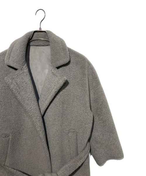 STUNNING LURE（スタニングルアー）STUNNING LURE (スタニングルアー) ステンカラーフェイクムートンコート グレー サイズ:1の古着・服飾アイテム