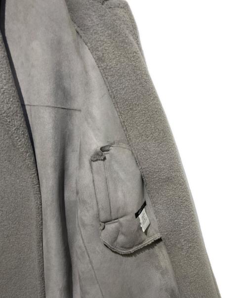 STUNNING LURE（スタニングルアー）STUNNING LURE (スタニングルアー) ステンカラーフェイクムートンコート グレー サイズ:1の古着・服飾アイテム