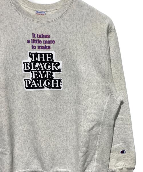 BlackEyePatch（ブラックアイパッチ）BlackEyePatch (ブラックアイパッチ) Champion (チャンピオン) リバースウィーブスウェット グレー サイズ:Lの古着・服飾アイテム