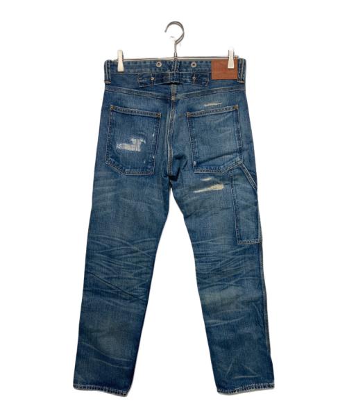 RRL（ダブルアールエル）RRL (ダブルアールエル) STRAIGHT FIT BRAYTON DISTRESSED JEANS インディゴ サイズ:W29 L30の古着・服飾アイテム