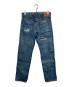 RRL (ダブルアールエル) STRAIGHT FIT BRAYTON DISTRESSED JEANS インディゴ サイズ:W29 L30：35000円