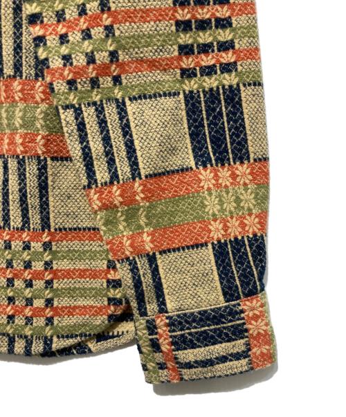 RRL（ダブルアールエル）RRL (ダブルアールエル) Jacqurd Workshirt マルチカラー サイズ:Sの古着・服飾アイテム