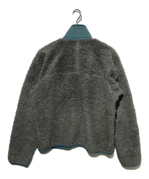 Patagonia（パタゴニア）Patagonia (パタゴニア) クラシックレトロカーディガン グレー×グリーン サイズ:Sの古着・服飾アイテム