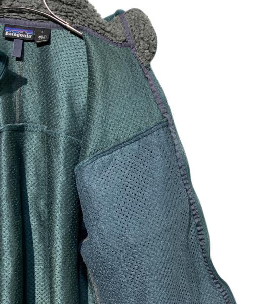 Patagonia（パタゴニア）Patagonia (パタゴニア) クラシックレトロカーディガン グレー×グリーン サイズ:Sの古着・服飾アイテム