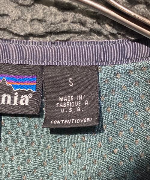 Patagonia（パタゴニア）Patagonia (パタゴニア) クラシックレトロカーディガン グレー×グリーン サイズ:Sの古着・服飾アイテム