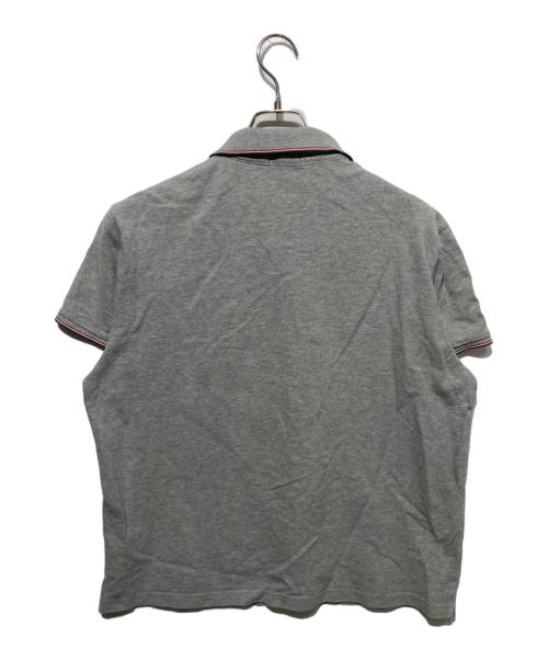 MONCLER（モンクレール）MONCLER (モンクレール) ポロシャツ グレー サイズ:XXLの古着・服飾アイテム