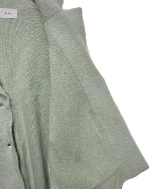 CLANE（クラネ）CLANE (クラネ) ANGOLA TAILORED KNIT JACKET グリーン サイズ:1の古着・服飾アイテム