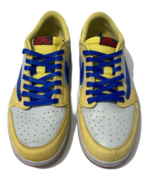 NIKE（ナイキ）NIKE (ナイキ) Travis Scott (トラヴィススコット) ローカットスニーカー イエロー サイズ:28.5cmの古着・服飾アイテム