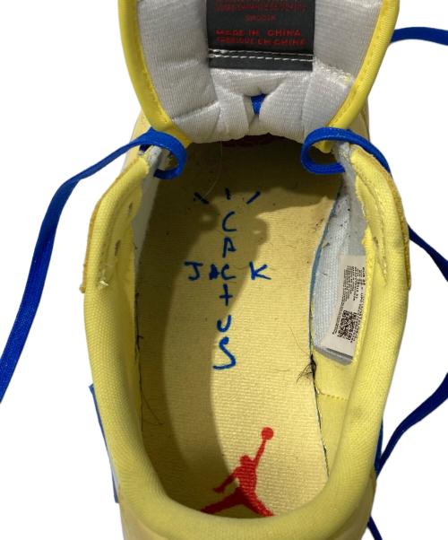 NIKE（ナイキ）NIKE (ナイキ) Travis Scott (トラヴィススコット) ローカットスニーカー イエロー サイズ:28.5cmの古着・服飾アイテム