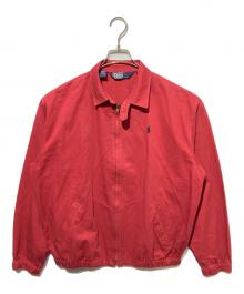 POLO RALPH LAUREN（ポロ・ラルフローレン）の古着「スイングトップ」｜レッド