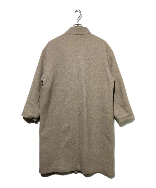 Plage（プラージュ）Plage (プラージュ) スタンドカラーヘリンボーンコート ベージュ サイズ:36の古着・服飾アイテム