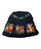 SUPREMEシュプリーム）の古着「Crochet Beanie」｜ブラック