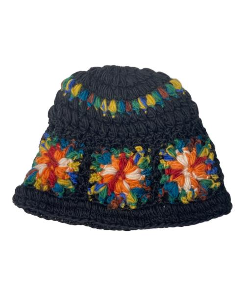 SUPREME（シュプリーム）Supreme (シュプリーム) Crochet Beanie ブラックの古着・服飾アイテム