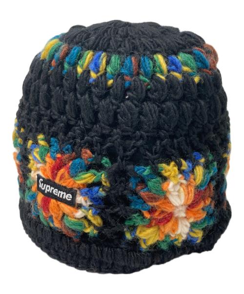 SUPREME（シュプリーム）Supreme (シュプリーム) Crochet Beanie ブラックの古着・服飾アイテム